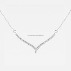 IGI/GIA Lab Grown Diamond Pendant Elegante 14K Gold Compromiso de las mujeres Encantos de la boda Metal de moda con diseño encantador - Product Image 1