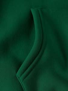 Sudadera con capucha extragrande para mujer, color verde oscuro, informal, de forro polar suave, para uso diario, moda de invierno. - Product Image 4
