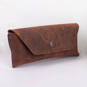 Classic Luxury Handmade Tan Leather <b>Glasses</b> <b>Case</b> <b>Soft</b> Padded Eyewear Protector Water Resistant Lightweight Bulk Orders for - Product Image 1