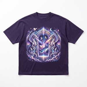 Custom Cyberpunk Mecha Cyber Bear Crest Graphic Men's Black Heavyweight T-<b>Shirt</b> Futuristic Grizzly Tee - Product Image 5