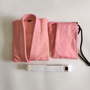 Uniforme de Jiu Jitsu de Poliéster/Algodón Elástico, Ligero y Duradero, Kimono de Artes Marciales con Logotipo Frontal, Traje de Entrenamiento Suave para - Product Image 3