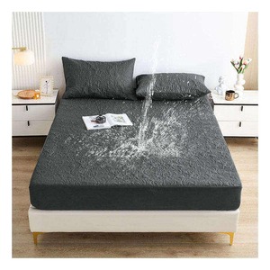 Hotel <b>Waterproof</b> Anti-Slip Mattress Protector Luxury Eco-Friendly Hypoallergenic Mattress Protector Hospital Use - Product Image 1