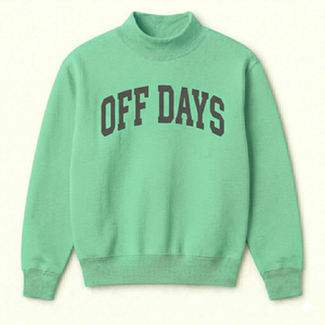 Sweat-shirt col montant essentiel au quotidien, coupe oversize en molleton de coton, pull chaud d'hiver, streetwear décontracté, haut basique - Product Image 1