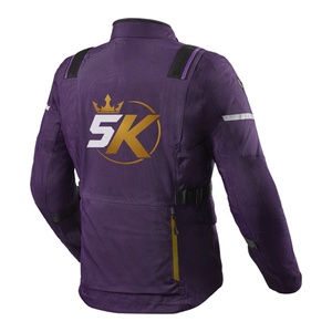 Vestes de moto pour la route et le tout-terrain, imperméables, coupe-vent, protection quatre saisons, 100% polyester, vêtements de motard, cyclisme - Product Image 3