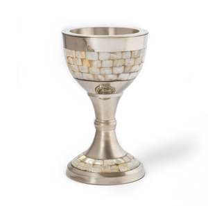 Quemador de Incienso de Lujo de Metal con Madreperla, Decoración Árabe para el Hogar, Quemador de Mesa, Calidad de Exportación - Product Image 1