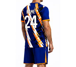 New Design Fashion Style Soccer Uniform Jersey <b>for</b> Clubs Teams Modern <b>Heat</b>-Transfer Printed Breathable Quick Dry 100% Polyester - Product Image 5
