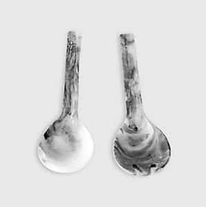 Cuillère de service réutilisable en résine artisanale de luxe TCE, couverts décoratifs haut de gamme, personnalisables, cadeau pour la maison, la salle à manger, l'hôtel, le restaurant - Product Image 1