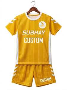 Conjunto de Uniforme de Fútbol SI, Unisex, Transpirable, de Secado Rápido, 100% Poliéster, Personalizable, para Todas las Temporadas - Product Image 1