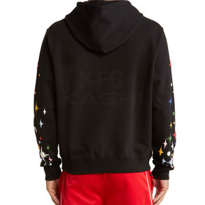 Sudadera con Capucha de Felpa 100% Algodón para Hombre, Estilo Urbano Informal de Invierno, con Bolsillo, de Alta Calidad, Elegante, Antiarrugas, Transpirable, para Uso Diario - Product Image 2