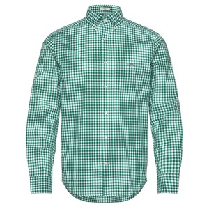 High Quality Low Price Plaid Men's Dress Shirt Turn-Down Collar Satin Quick Dry Anti-Wrinkle Smart Casual Full Sleeve 100% - Product Image 3
