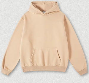 Sweat à capuche personnalisé délavé à l'acide, coupe oversize, style vintage, en coton épais, pull à capuche vierge, streetwear - Product Image 2