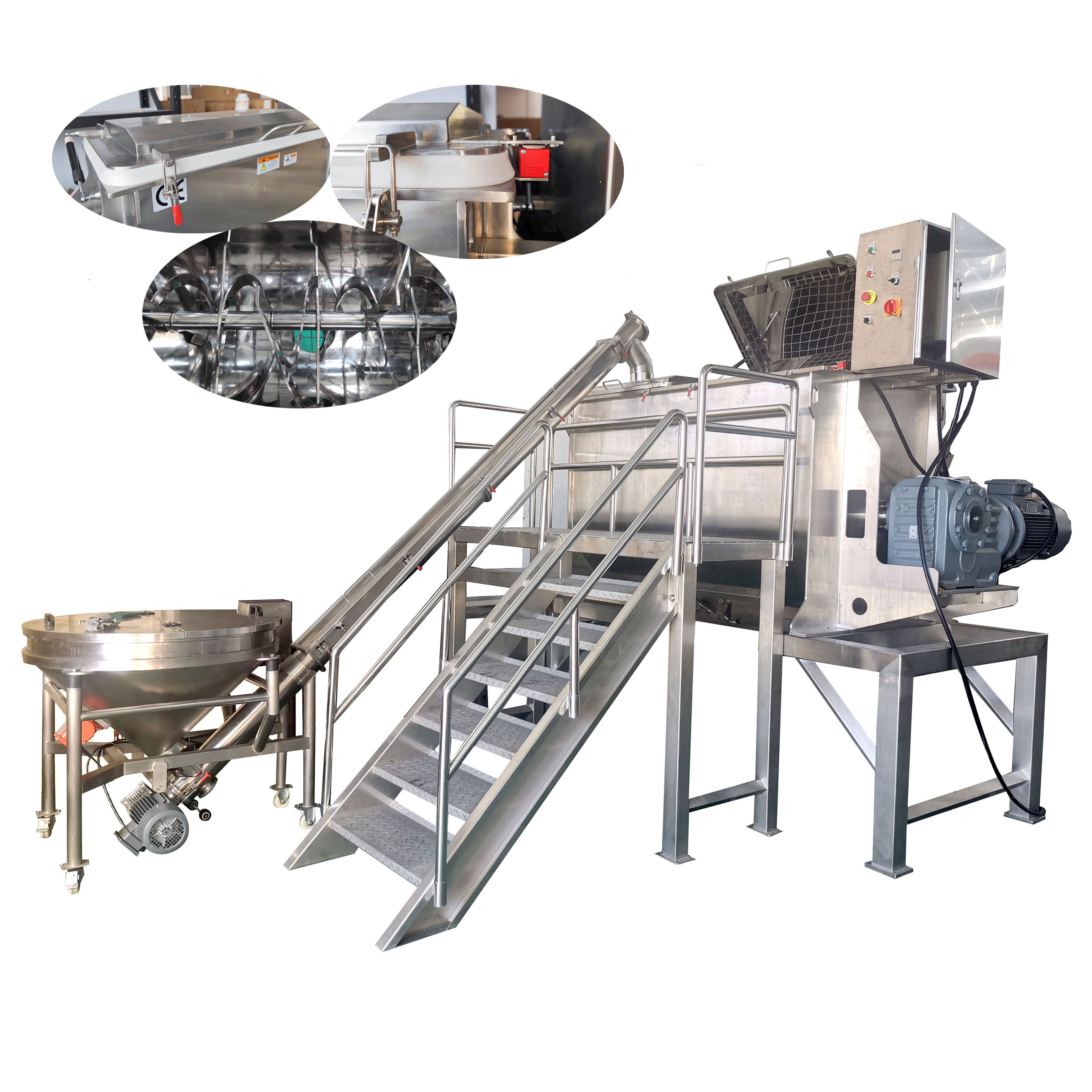 Шанхай Топ группа протеиновая соль ленточный смешивающий Блендер Машина