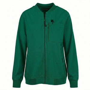 Chaqueta Médica Estilo Deportivo para Mujer, Uniforme de Enfermera con Cierre, Abrigo Cálido de Poliéster y Spandex, Chaqueta para Doctoras de Hospital - Product Image 4