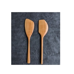 Juego de espátulas de madera de olivo hechas a mano, utensilios de cocina para freír, revolver, mezclar y servir - Product Image 1