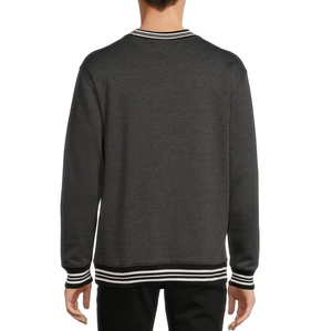 Sudaderas de cuello redondo para hombre de alta calidad, ajustadas, de color sólido, informales, de talla grande, a la moda. - Product Image 6