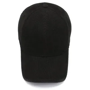 Gorra de Béisbol Unisex de Pana Verde Oliva Sólido, 6 Paneles, Ajustable, con Cierre a Presión, Impresión Digital, Estilo Casual, Primavera Verano - Product Image 2