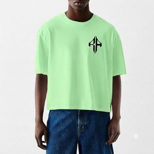 Camiseta de Alta Calidad para Hombre, 100% Algodón, Casual, Manga Corta, Corte Holgado, Personalizada con Serigrafía, Azul Marino, Secado Rápido - Product Image 5