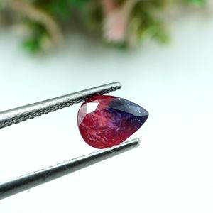 Zafiro natural rosa azul Winza, gema tallada en forma de pera, piedra suelta para la elaboración de joyas, zafiro sin calentar ni tratar. - Product Image 4