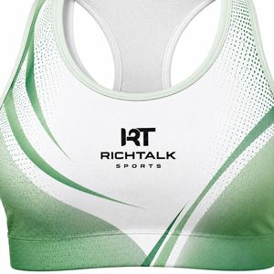 Sujetador Deportivo de Alta Sujeción para Mujer, Transpirable, Ecológico, de Secado Rápido, Diseño Simple con Transferencia de Calor, Servicio OEM, Diseño Personalizado, Precio Bajo, Superventas - Product Image 4