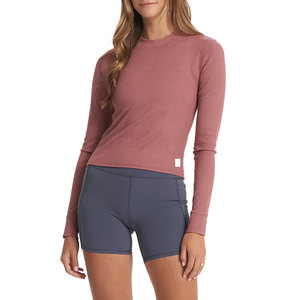Camiseta Corta de Manga Larga para Mujer, Informal, Ligera, Transpirable, de Color Sólido, para Gimnasio y Running, Precio al por Mayor - Product Image 5