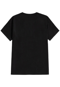 Camiseta con cuello redondo, personalizada, para hombre, talla grande, holgada, estampada, al por mayor, lavado claro, 100% algodón - Product Image 6