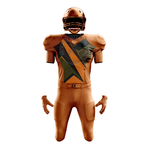 Conjunto de Uniforme de Fútbol Americano de Poliéster, Tela Atlética Resistente, Ajuste Cómodo, Ideal para Entrenamientos y Partidos de Liga - Product Image 1