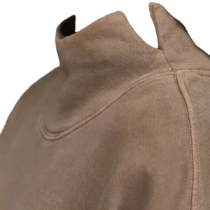 Sweat à capuche oversize personnalisé pour femme, col rond brodé, avec logo frontal, idéal pour le sport et la gym, collection hiver - Product Image 3