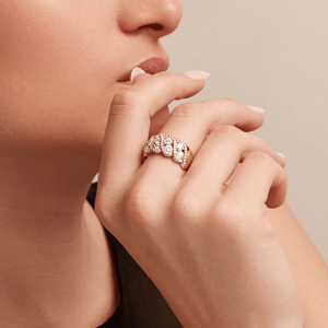 Luxury Yellow <b>Gold</b> Round Brilliant Cut Diamond <b>Cocktail</b> <b>Ring</b> for Women Wedding Engagement Fine Jewelry Gift - Product Image 1