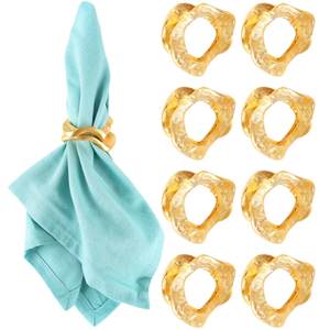 Anillos para Servilletas de Aluminio Duradero, Accesorios Metálicos de Alta Calidad para Decoración de Mesa, para Uso Diario en la Cena - Product Image 6