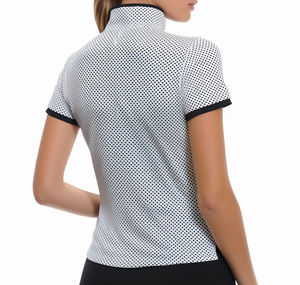 Camisetas de Golf para Hombre 2025, Antiarrugas, de Secado Rápido, con Cierre de 1/4, Manga Corta, Personalizadas de Alta Calidad, en Poliéster/Algodón - Product Image 2