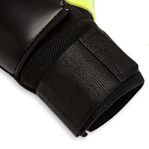 Top Demanded Black and Yellow Football Soccer Goalkeeper Gloves Sports Professional Goalkeeper Gloves Negative Cut - Product Image 4