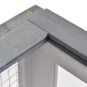 Jaula para Reptiles de Exterior para Lagartos y Geckos, Casa de Madera para Tortugas y Hábitat Interior para Tortugas, Recinto Gris para Anfibios - Product Image 5