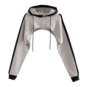 Sudadera con Capucha Corta de Invierno para Mujer, de Alta Calidad, con Diseño Personalizable, Transpirable, Estilo Urbano - Product Image 6