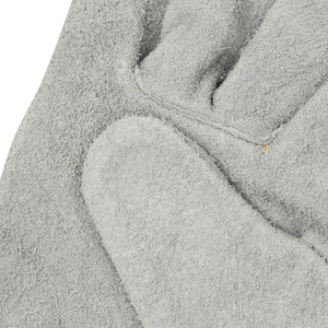 Gants de travail en coton rouge avec paume renforcée grise, durables, longueur au poignet, pour usage domestique - Product Image 5