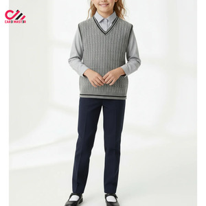 Uniforme Escolar para Niñas CARE MASTER, Camisa Azul con Falda Plisada Azul Marino, Material de Algodón, Venta en Línea - Product Image 5