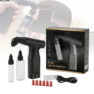 Portable Electric Gravity Feed ABS Spray Gun Battery <b>Powered</b> Handheld Paint Sprayer DIY Home Repair Decoration Artwork USB 0.3mm - Product Image 5