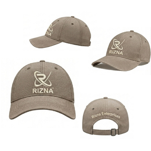 หมวกเบสบอล RIZNA ทุกฤดู 6 แผง ปรับขนาดได้ ผ้าฝ้าย ปักโลโก้ ยูนิเซ็กส์ หมวกปักลายลำลอง - Product Image 4
