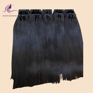 № 1, самый продаваемый продукт, прямые натуральные вьетнамские необработанные волосы для затяжек, париков, наращивания волос