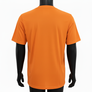 เสื้อยืดคอกลมแขนสั้นผ้าฝ้ายแห้งเร็วระบายอากาศดีสำหรับผู้ชาย ไซส์ใหญ่ รับสั่งทำ สีพื้น สำหรับฤดูร้อน - Product Image 2