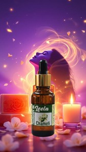 Huile parfumée Chameli (jasmin) – Huile aromatique de jasmin de qualité supérieure pour bougies, fabrication de savon, diffuseur, artisanat DIY et parfum d'ambiance - Product Image 1