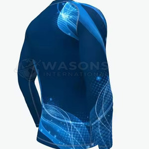 Body Building Spandex Polyester Made Men <b>Compression</b> <b>Shirts</b> Fitness Wear <b>Compression</b> <b>Shirts</b> For Men - Product Image 6