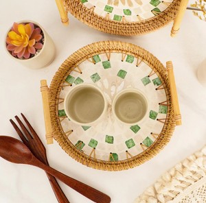 Bandeja de Servir de Ratán, Natural, Elegante, Premium, para el Hogar, Cocina, Almacenamiento y Organización - Product Image 6