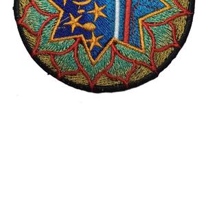 Embroidered Patches Custom <b>Fabric</b> with Personalized Logo Artwork Detailed Thread Work And Exact Price Depends On Size And Design - Product Image 2