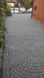 Piedra de Pavimento de Arenisca Moderna con Patrón de Círculos Grises para Villas y Jardines Exteriores - Product Image 3