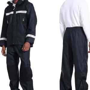 Vêtements d'extérieur de haute qualité et à séchage rapide, 100% coton, couleur unie et taille personnalisée, vestes et combinaisons imperméables - Product Image 3