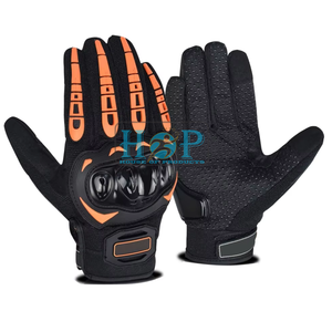 Guantes Transpirables para Motocross, Guantes para Motocicleta con Protección Antideslizante en la Palma, Protección Contra Impactos, Ajuste Elástico, Dedos con Pantalla Táctil - Product Image 1