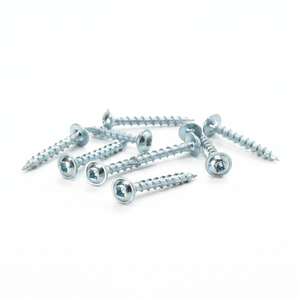 Tornillo para madera de cabeza alomada CLASE 4, métrico/pulgadas, autorroscante, Phillips/Pozi Drive, de acero al carbono/inoxidable, cincado/niquelado, rosca gruesa - Product Image 1