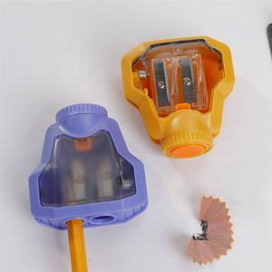 เครื่องเหลาดินสอหลากสีขนาดมาตรฐานมีรูสองรูเครื่องเขียนและอุปกรณ์<span class=keywords><strong>การ</strong></span>เรียนสำหรับเด็กอายุ10ขวบ - Product Image 5