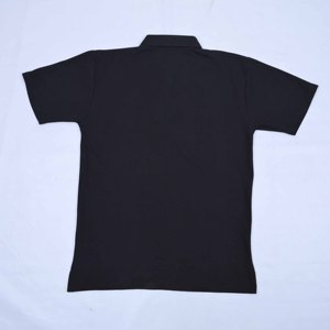 Camisetas de Rugby Polo de Algodón y PC Negras de Primera Calidad con Logotipo Personalizado, Bordado Frontal y Mangas Cortas para Mujer - Product Image 2