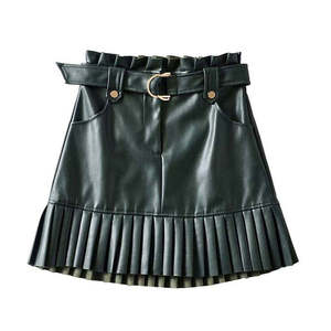 Faldas de Cuero Vintage para Mujer al por Mayor, Diseño Personalizado, Cinturón Bordado, Transpirables, Cómodas, Cuero Genuino - Product Image 6